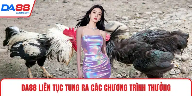 DA88 liên tục tung ra các chương trình thưởng